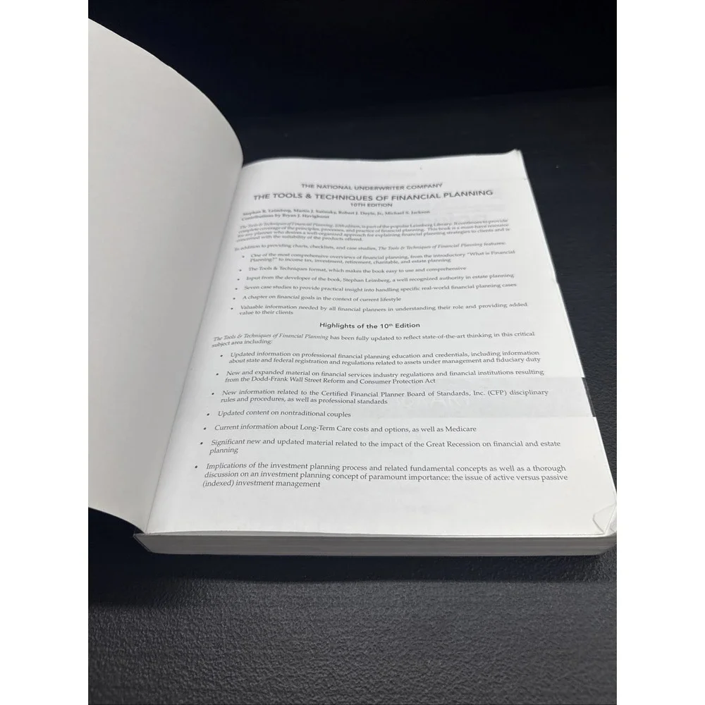 The Tools & Techniques of Financial Planning, 10th Edition (Tools and Techniques